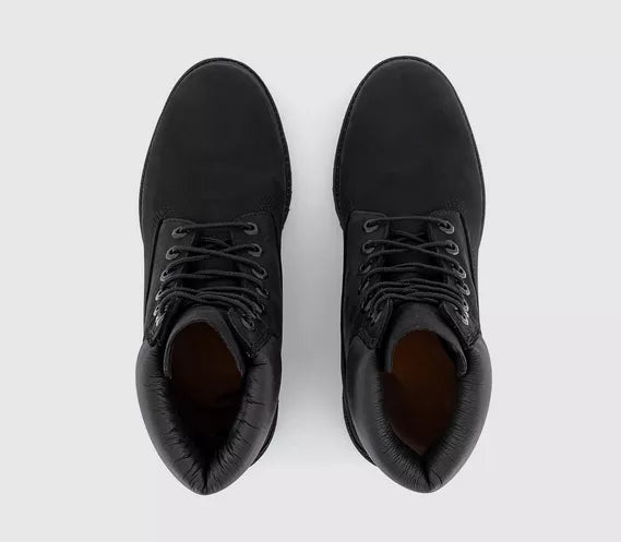 Timberland Premium 6 Inch Boots Black Nubuck | Durable Waterproof Boots