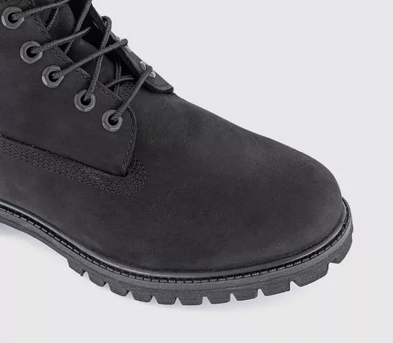 Timberland Premium 6 Inch Boots Black Nubuck | Durable Waterproof Boots