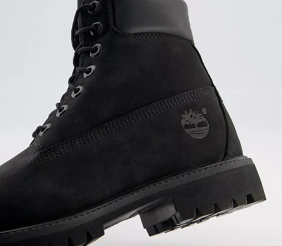 Timberland Premium 6 Inch Boots Black Nubuck | Durable Waterproof Boots
