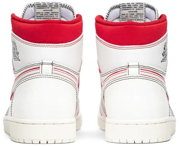 Nike Air Jordan 1 Retro High OG “Phantom” Sail Black Gym Red – Limited Edition Sneakers