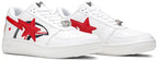 Bapesta Low ‘White Shark Face’ Sneakers – Iconic Streetwear Trainers