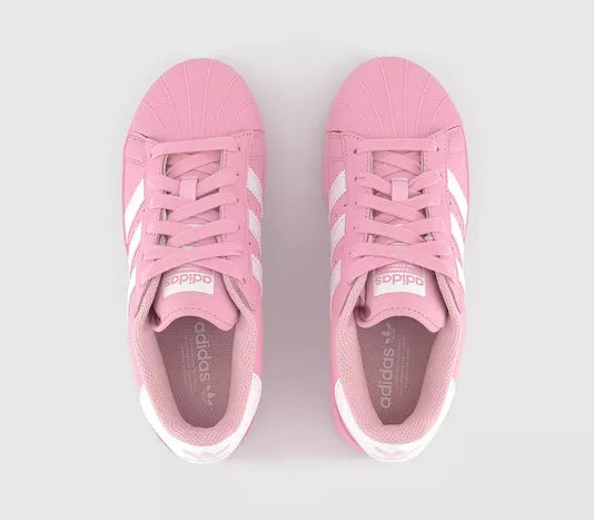 Adidas Superstar Trainers – True Pink / White / True Pink