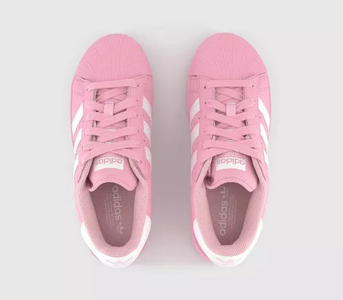Adidas Superstar Trainers – True Pink / White / True Pink