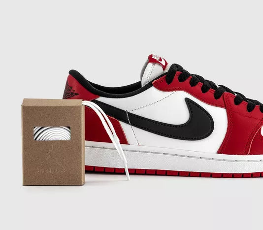 Nike Air Jordan 1 Low OG Varsity Red Black Summit White Trainers – Men’s AJ1 Sneakers
