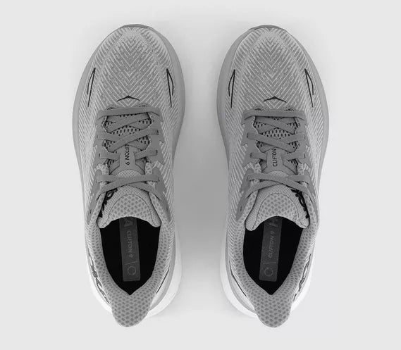 HOKA Clifton 9 Trainers – Harbor Mist / Black