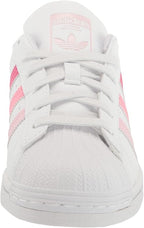 adidas Originals Superstar Sneaker, FTWR White/Clear Pink/Bliss Pink