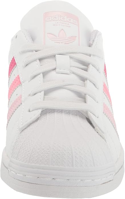 adidas Originals Superstar Sneaker, FTWR White/Clear Pink/Bliss Pink