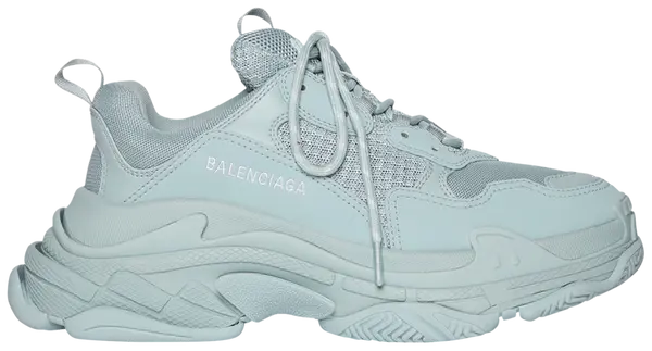 Balenciaga Unisex Triple S Blue Grey Trainers | One2One Online