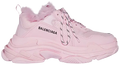 Balenciaga Wmns Triple S Fake Fur Pink | Luxury Designer Trainers UK