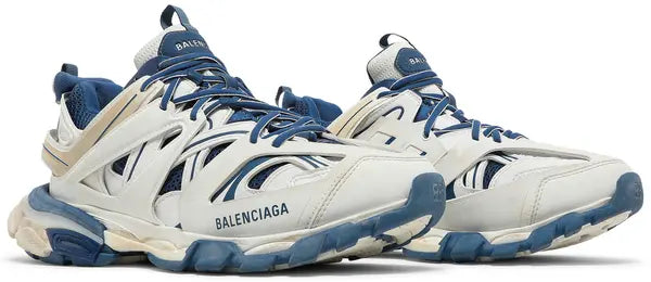 Balenciaga Track White Blue Sneakers | Rare Colour Drop