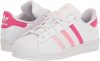 adidas Originals Superstar Sneaker, FTWR White/Clear Pink/Bliss Pink