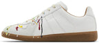 Maison Margiela Replica Low ‘Paint Splatter – Grey’ Sneakers – Artistic Designer Trainers