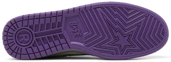 BAPE Court Sta ‘Royal Purple’ Sneakers – Premium Streetwear Low-Tops