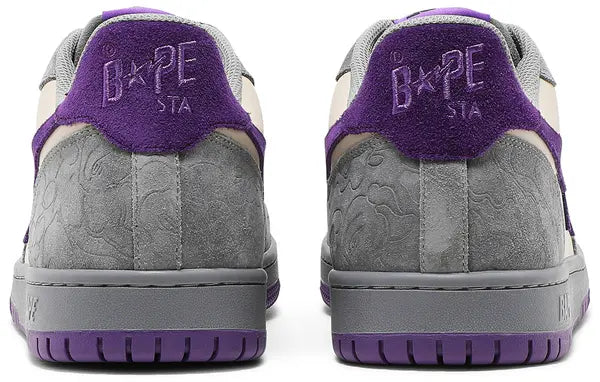 BAPE Court Sta ‘Royal Purple’ Sneakers – Premium Streetwear Low-Tops