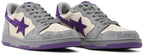 BAPE Court Sta ‘Royal Purple’ Sneakers – Premium Streetwear Low-Tops