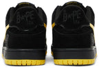 BAPE Sk8 Sta ‘Black Electric Yellow’ Sneakers – Bold Streetwear Skate Trainers