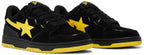 BAPE Sk8 Sta ‘Black Electric Yellow’ Sneakers – Bold Streetwear Skate Trainers