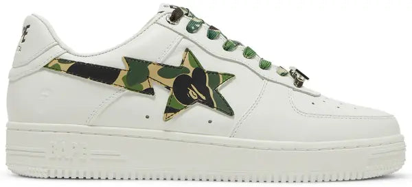 Bapesta ‘White Camo’ Sneakers – Iconic Streetwear Low-Top Trainers