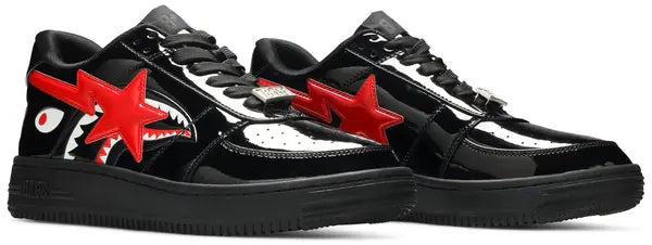 Bapesta Low M2 ‘Shark Face – Black’ Sneakers – Iconic Streetwear Trainers