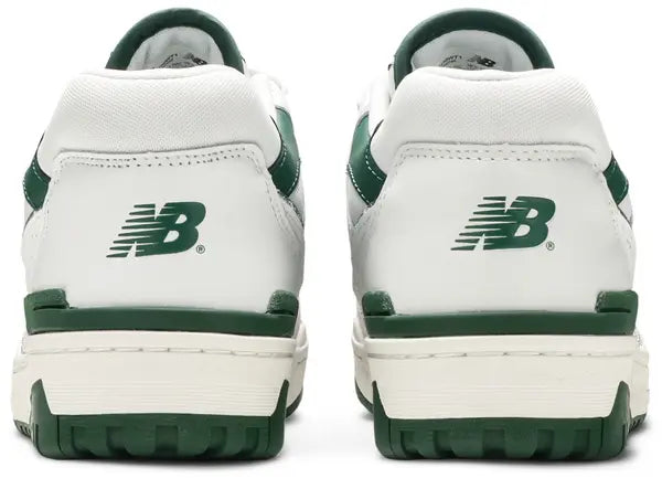 New Balance 550 ‘White Green’ Trainers – Leather Retro Basketball Sneakers