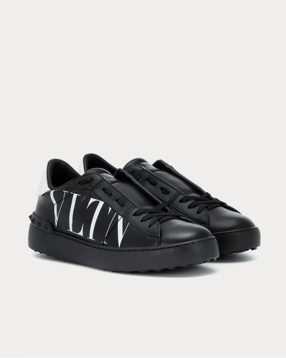 Valentino Garavani Open VLTN Logo ‘Black White’ Sneakers – Luxury Designer Trainers
