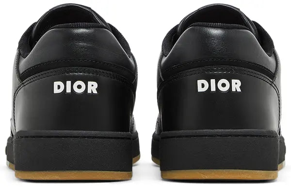 Dior B27 Uptown Low-Top Sneakers – White Calfskin, Black Denim & Oblique Galaxy Leather (Copy)