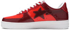 Bapesta Low M1 ‘Color Camo Combo – Red’ Sneakers – Iconic Streetwear Trainers