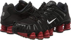 Nike Shox TL x Skepta Black Metallic Silver University Red – Statement Colourway