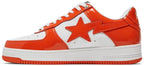 Bapesta ‘Orange’ Sneakers – Bold Streetwear Low-Top Trainers