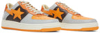 Bapesta Low M2 ‘Orange’ Sneakers – Bold Streetwear Low-Top Trainers