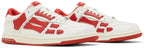 AMIRI Skel Top Low ‘White Red’ Sneakers – Luxury Streetwear Trainers