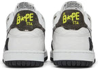 BAPE Sk8 Sta ‘White Metallic Silver’ Sneakers – Streetwear Skate Trainers