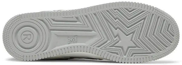 Bapesta Low M2 ‘White Grey’ Sneakers – Iconic Streetwear Low-Tops
