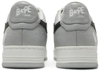 Bapesta Low M2 ‘White Grey’ Sneakers – Iconic Streetwear Low-Tops