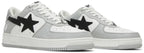 Bapesta Low M2 ‘White Grey’ Sneakers – Iconic Streetwear Low-Tops