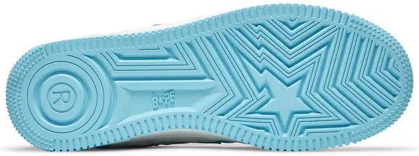 Bapesta ‘Pastel Pack – Sax’ Sneakers – Soft Blue Streetwear Low-Tops