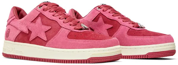 Bapesta Low M1 ‘Pink’ Sneakers – Iconic Streetwear Low-Top Trainers