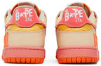 BAPE Sk8 Sta M1 ‘Orange’ Sneakers – Bold Streetwear Skate Low-Tops