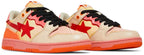 BAPE Sk8 Sta M1 ‘Orange’ Sneakers – Bold Streetwear Skate Low-Tops