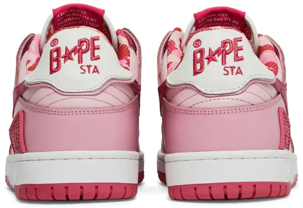 BAPE Sk8 Sta #2 ‘ABC Camo – Red’ Sneakers – Streetwear Skate Trainers