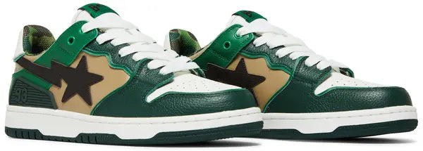 BAPE Sk8 Sta #2 ‘ABC Camo – Green’ Sneakers – Streetwear Skate Trainers