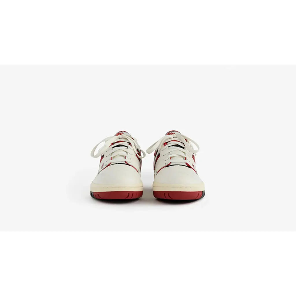 Aimé Leon Dore x New Balance 550 ‘White Red’ Trainers – Premium Leather Retro Sneakers (BB550AE1)