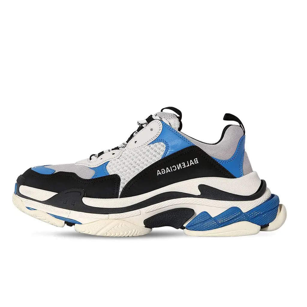 Balenciaga Triple S Black Navy | Luxury Designer Trainers UK