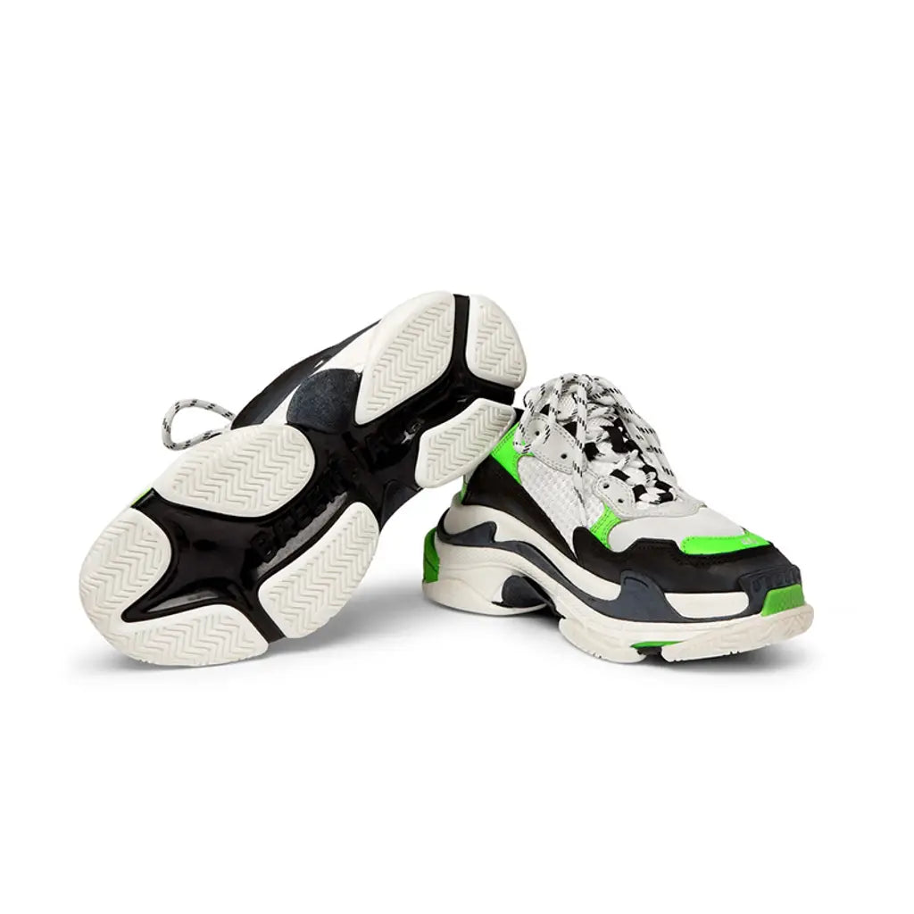 Balenciaga Triple S Grey Volt | Luxury Designer Trainers UK