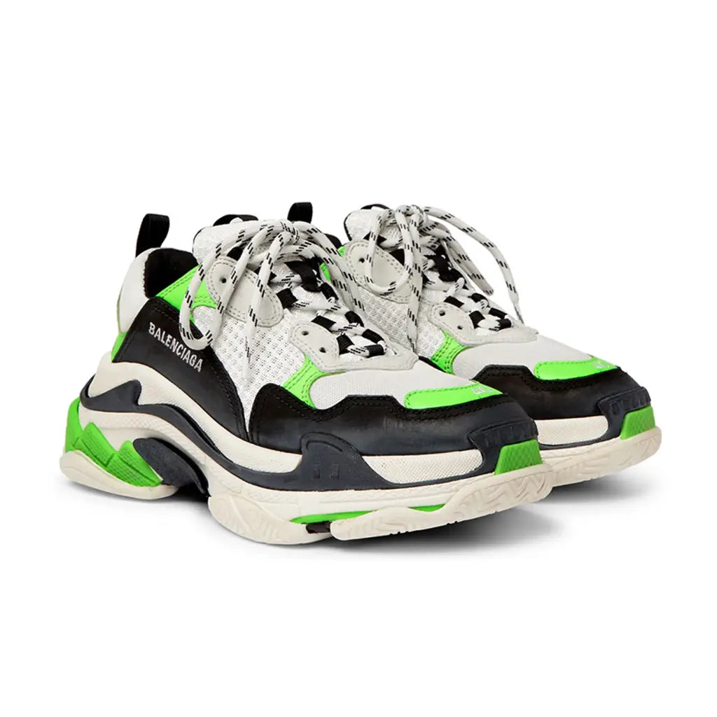 Balenciaga Triple S Grey Volt | Luxury Designer Trainers UK