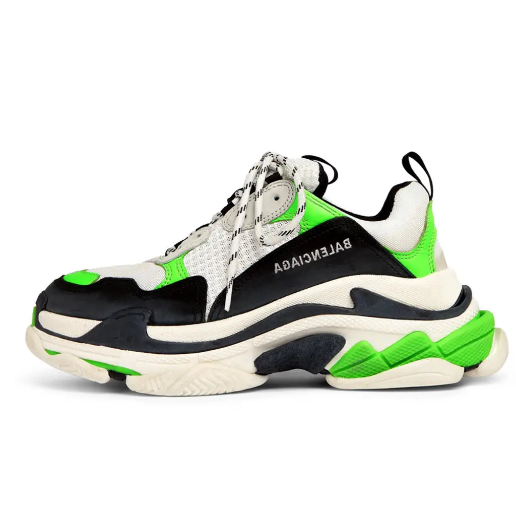Balenciaga Triple S Grey Volt | Luxury Designer Trainers UK