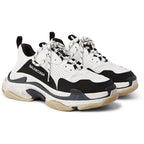 Balenciaga Triple S Mesh ‘White Black’ Sneakers – Luxury Chunky Trainers