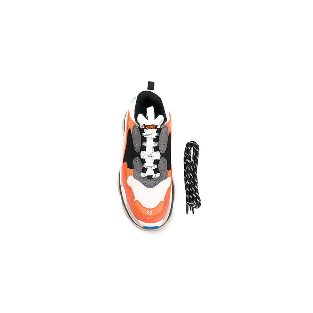 Balenciaga Triple S Orange Multi | Luxury Designer Trainers UK