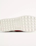 Valentino Calfskin Open Sneakers ‘White Red’ – Luxury Designer Trainers