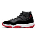 Air Jordan 11 Bred – Iconic Black and Red Leather Design